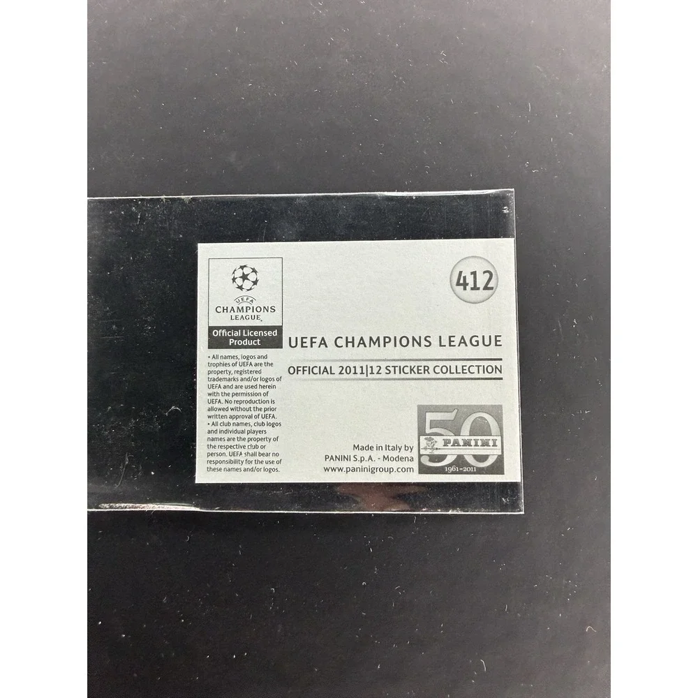 Robert Lewandowski 2011-12‎ Panini UEFA Champions League Sticker #412 Dortmund